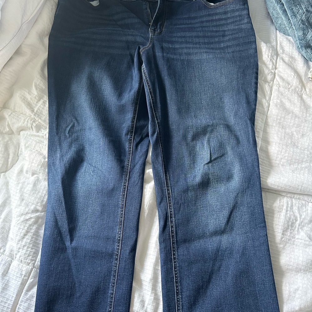 Maurices Blue Straight Leg Jeans Classic Style